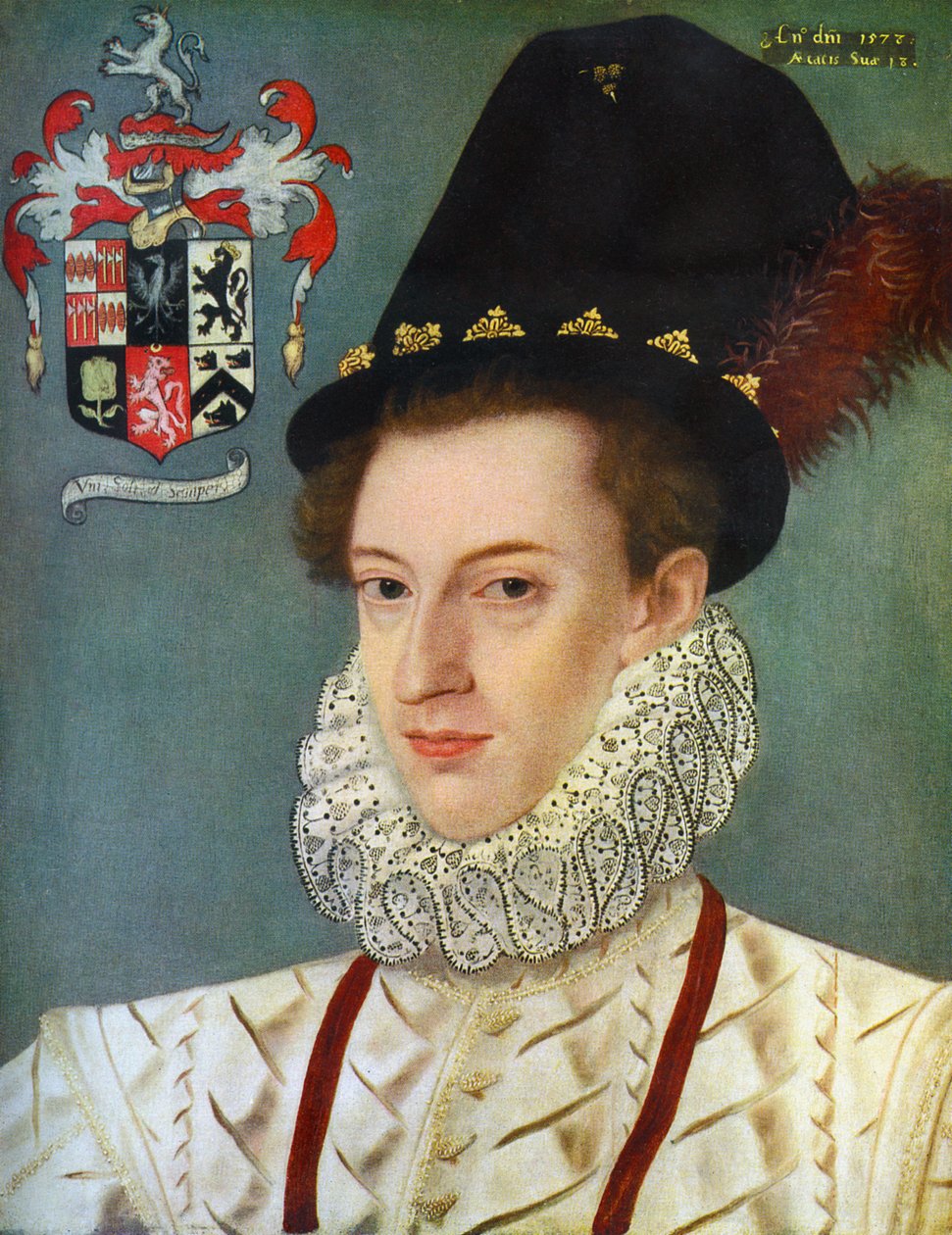 Sir Edward Hoby, 1560-1617 door Unbekannt