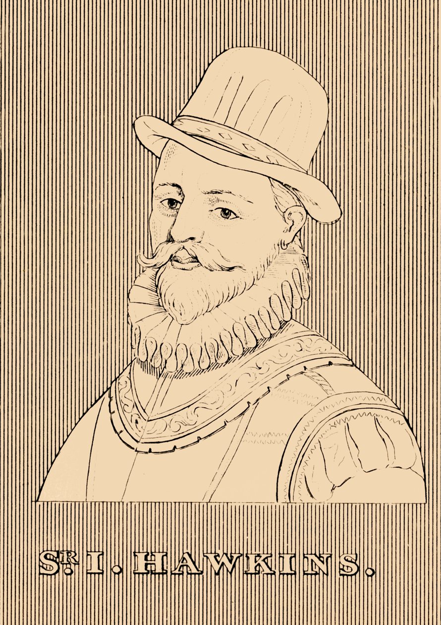 Sir I. Hawkins, 1532-1595, 1830 door Unbekannt