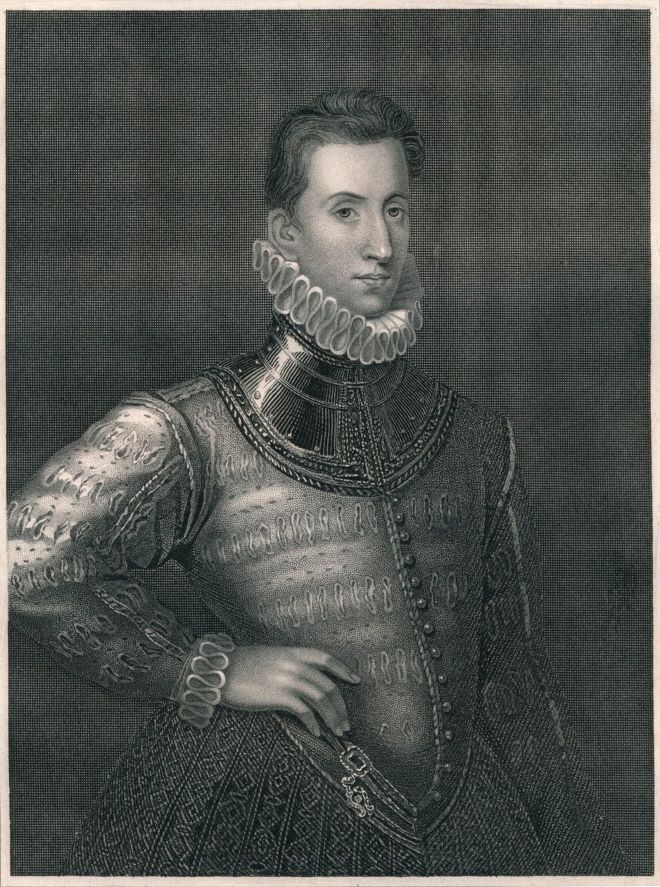 Sir Philip Sidney, ca. 1576, vroeg-midden 19e eeuw door Unbekannt