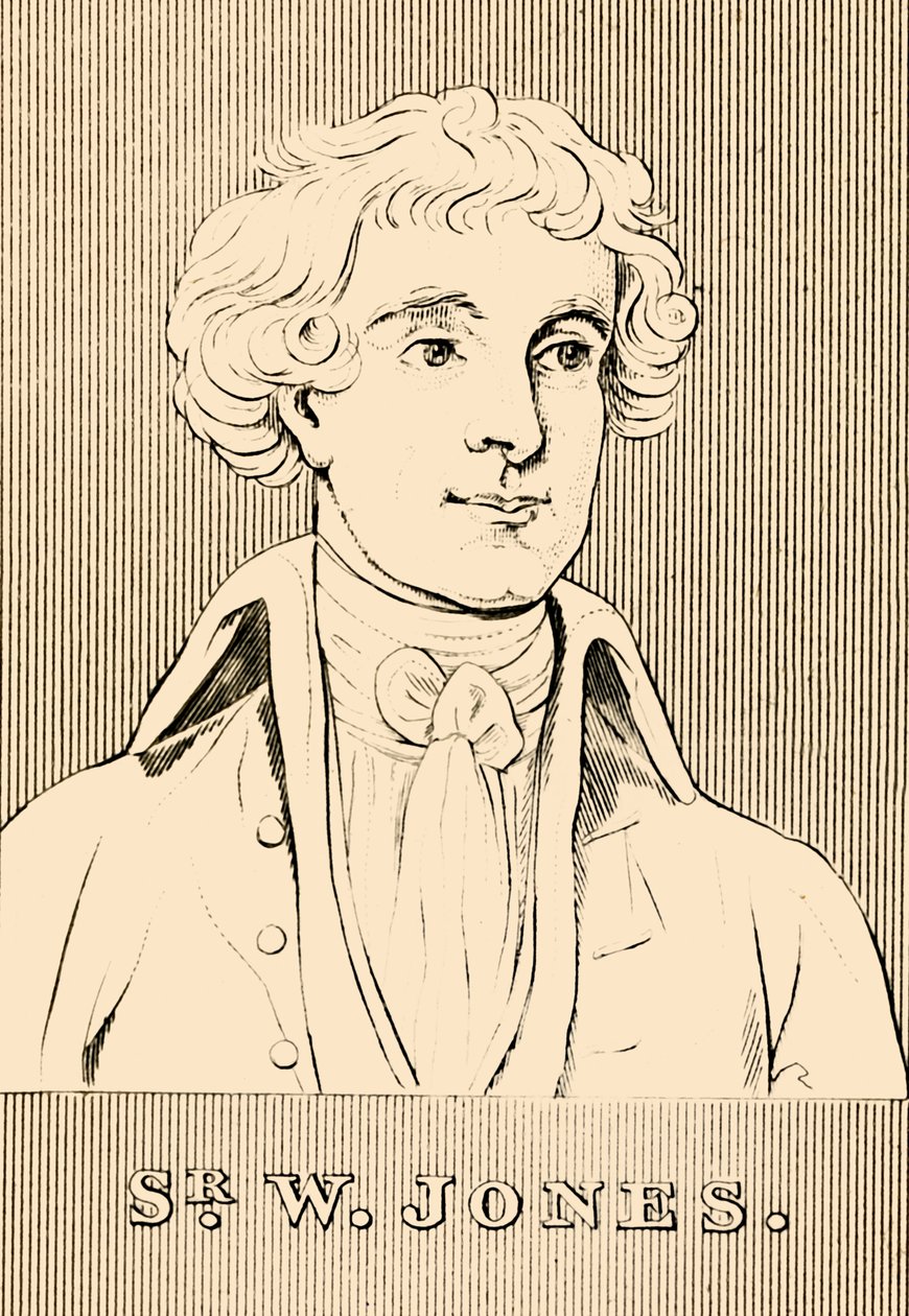 Sir W. Jones, 1746-1794, 1830 door Unbekannt