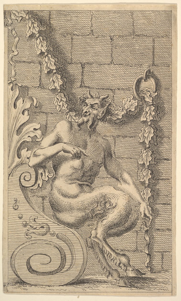 Zittende Satyrs door Unbekannt