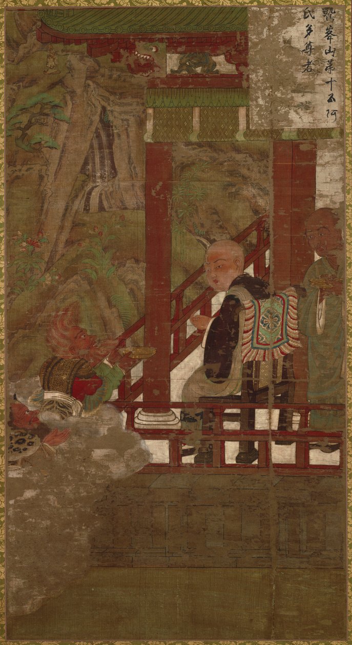 Zestien Arhats: Vijftiende Arhat, Ajita door Unbekannt