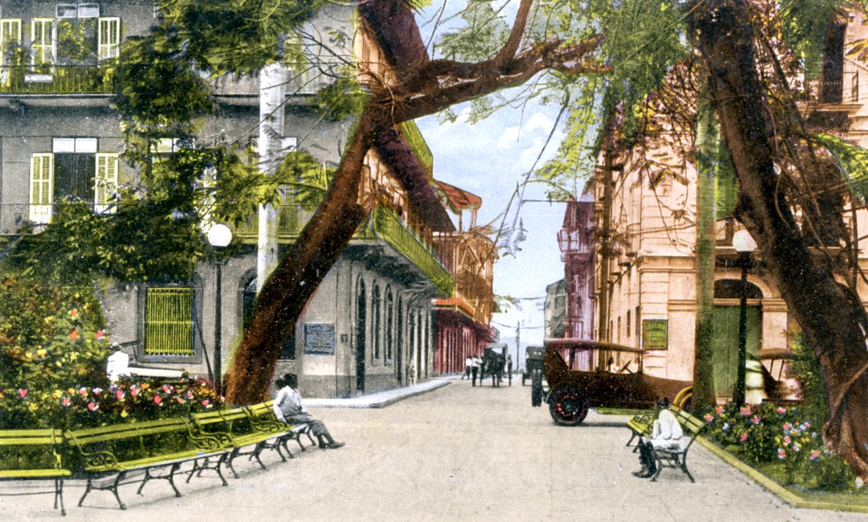 Sixth Street, Panama City, ca. 1900s door Unbekannt