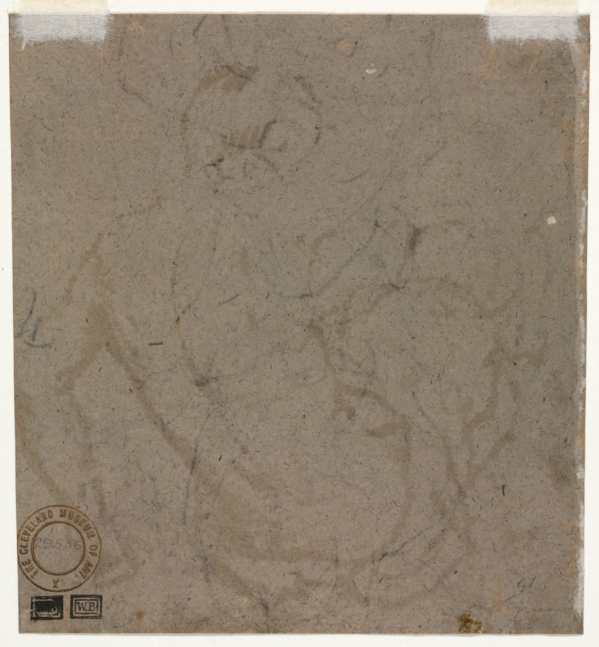 Schets verso, 1500s door Unbekannt
