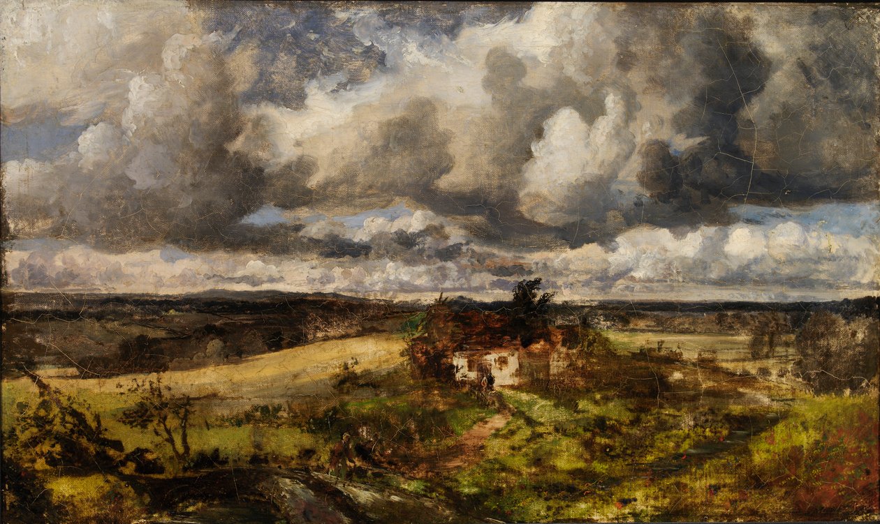 Klein Landschap door Unbekannt