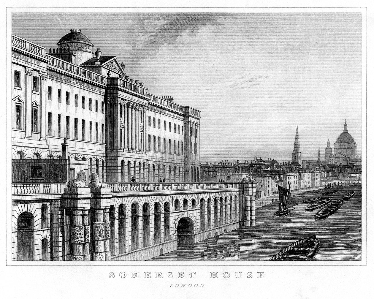 Somerset House, Westminster, Londen door Unbekannt