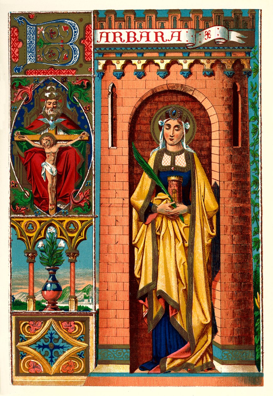 Sint Barbara, 1886 door Unbekannt