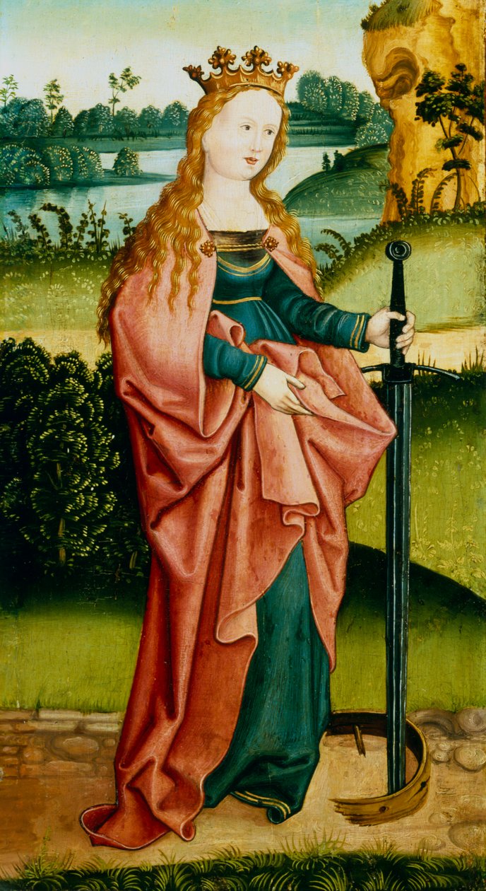 Sint-Catharina van Alexandrië, ca. 1500 door Unbekannt