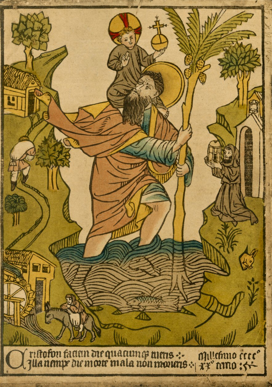 St. Christoffel, 1423, 1915 door Unbekannt