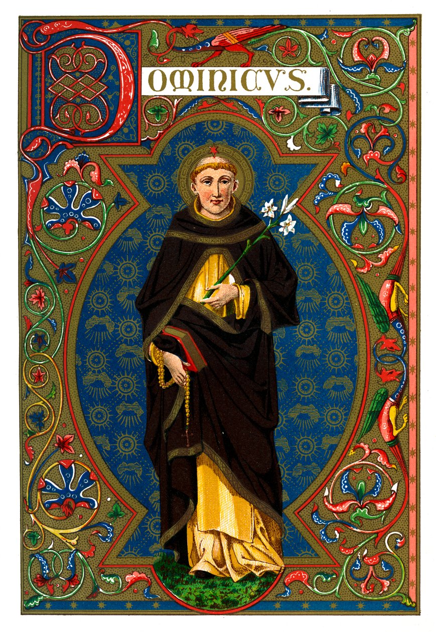 Sint Dominicus, 1886 door Unbekannt