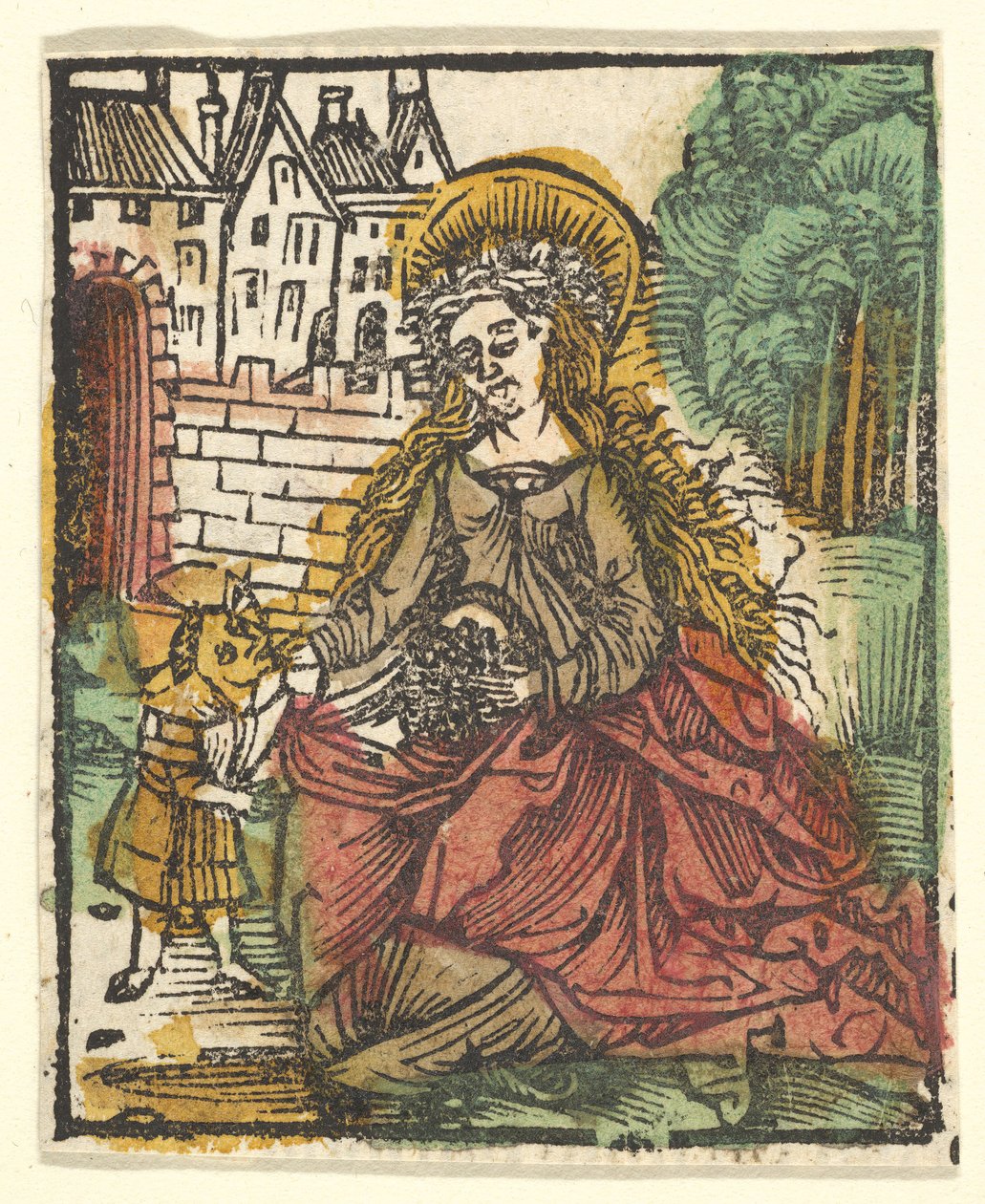 St. Elizabeth (kopie) door Unbekannt