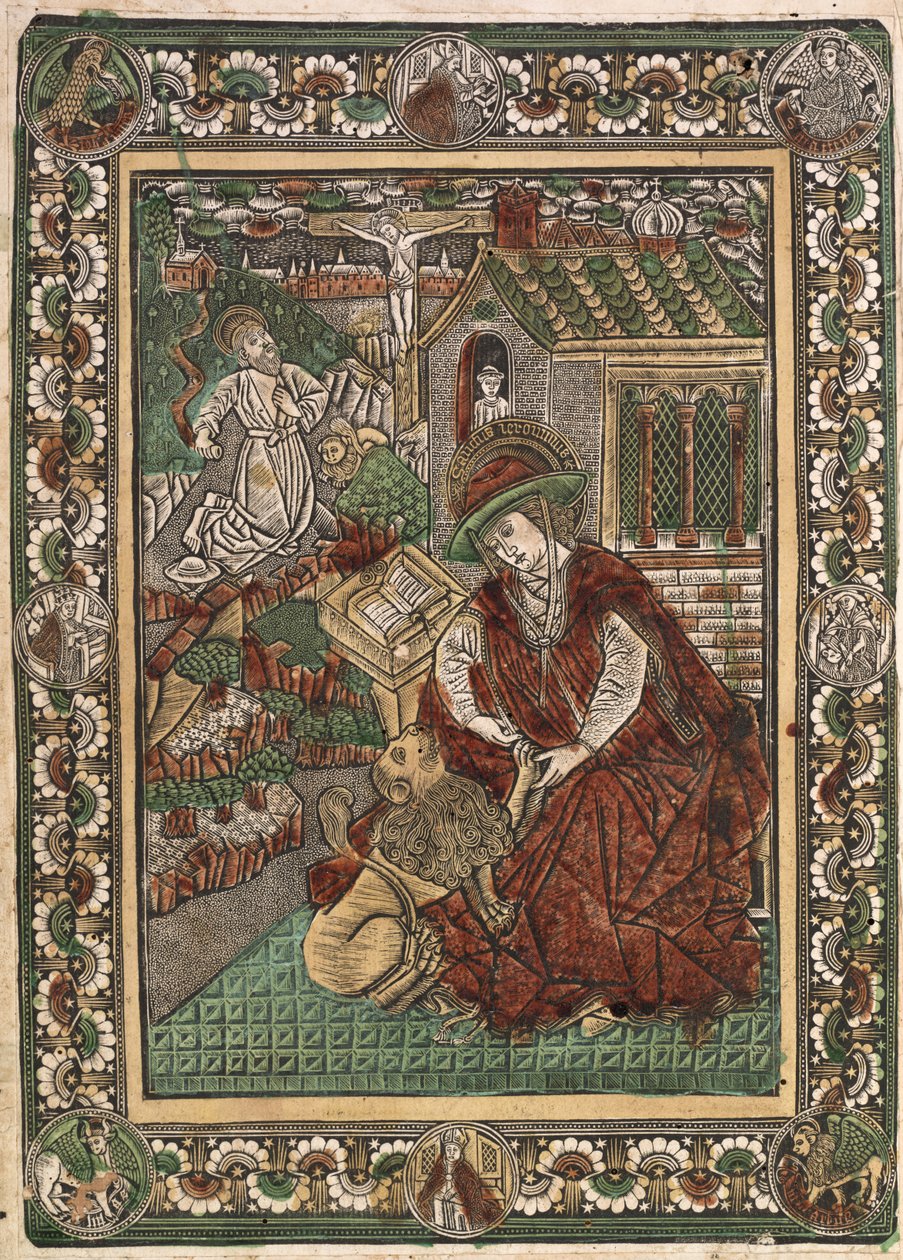 Sint Hiëronymus, 1460-1470 door Unbekannt