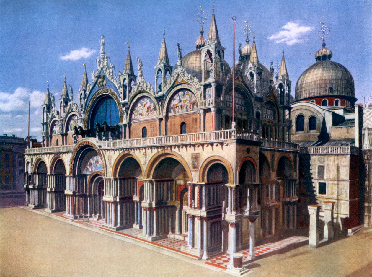 Basiliek van San Marco, Venetië, Italië, 1926 door Unbekannt