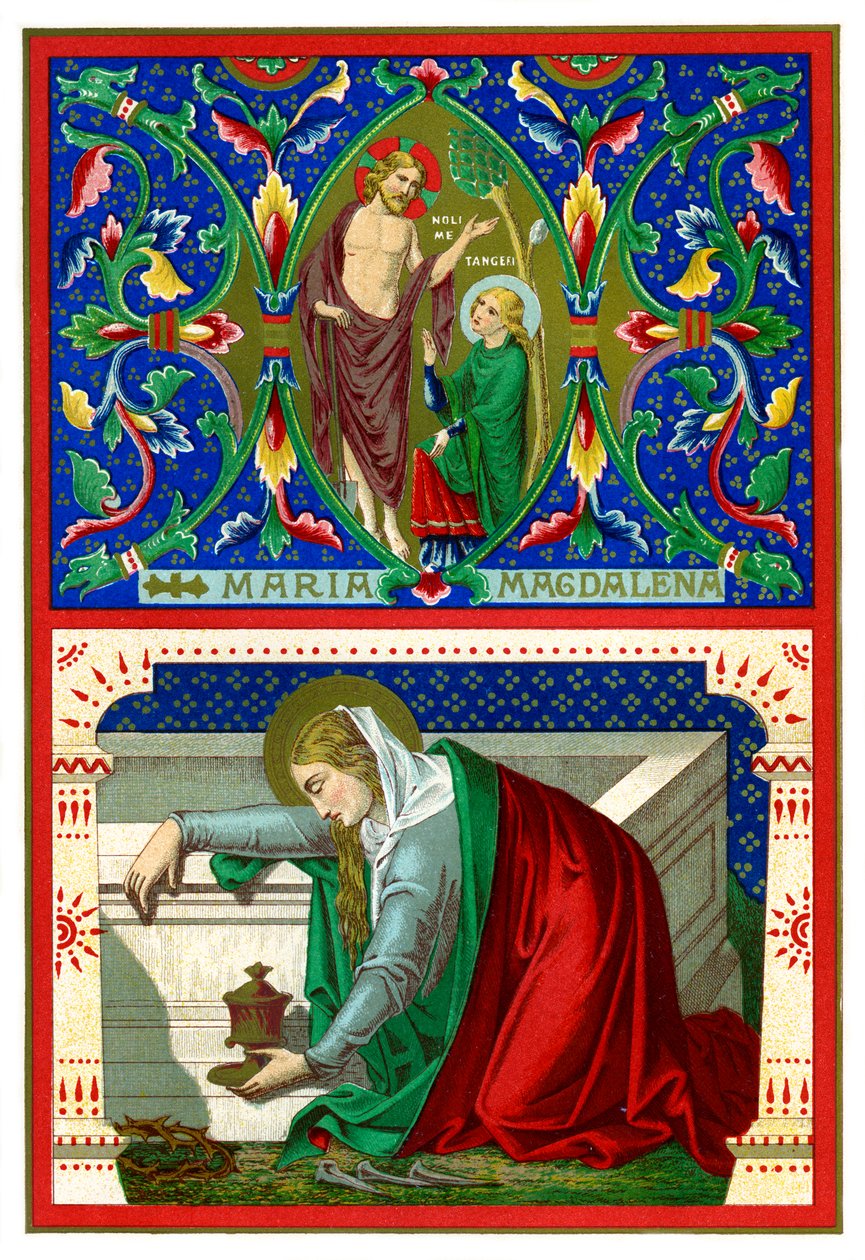 St. Maria Magdalena, 1886 door Unbekannt