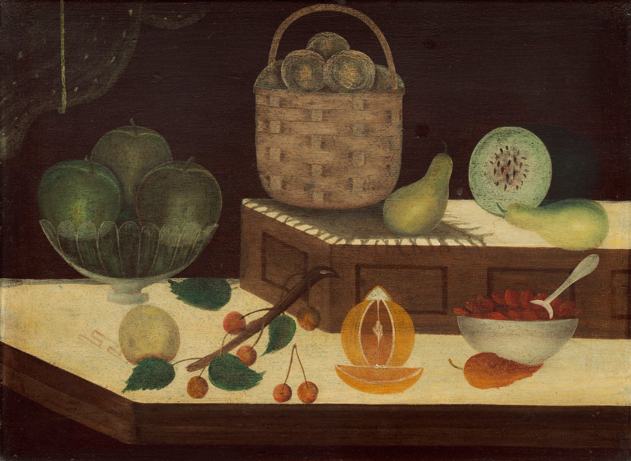 Stilleven van fruit door Unbekannt