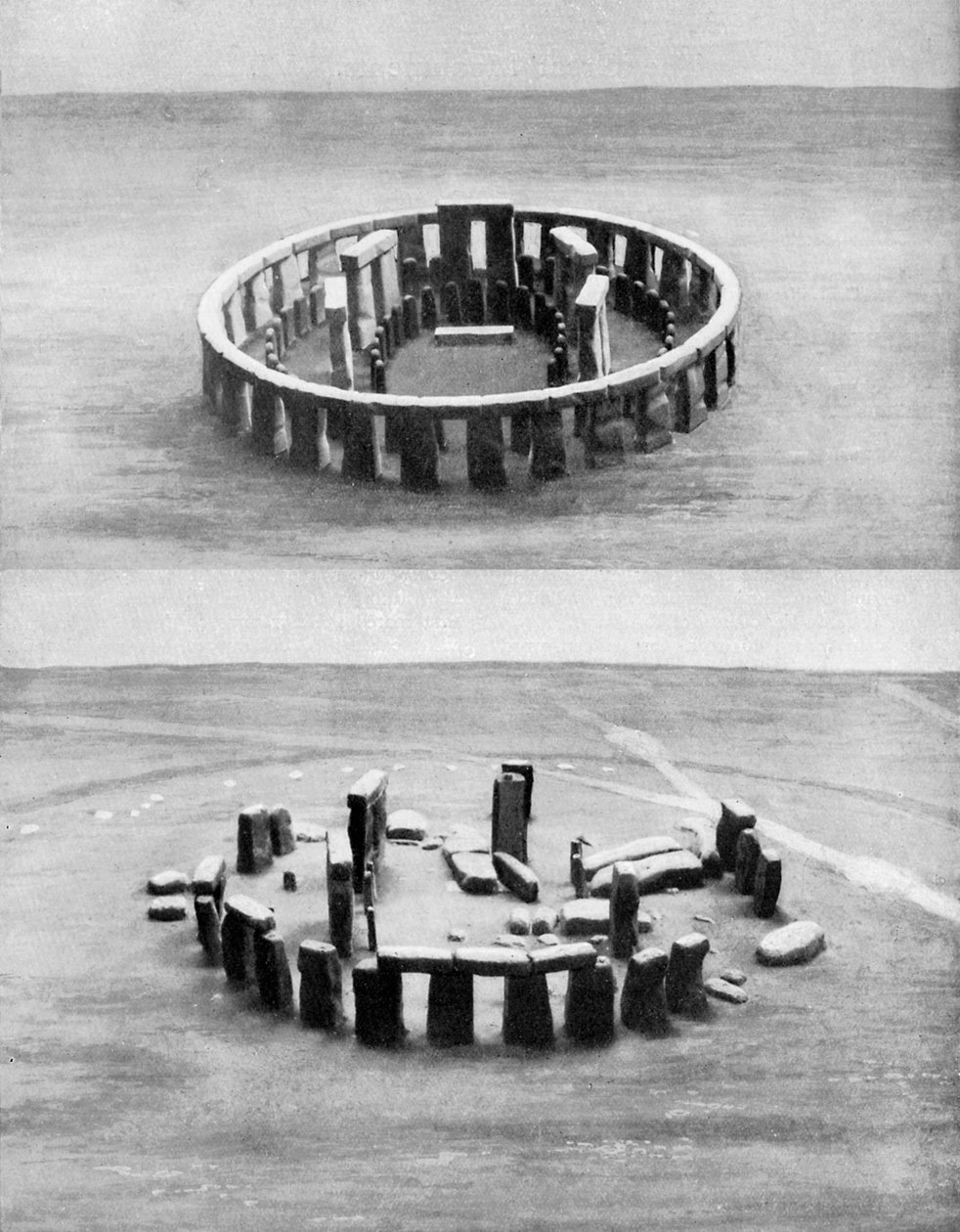 Stonehenge, ca. 1920 door Unbekannt