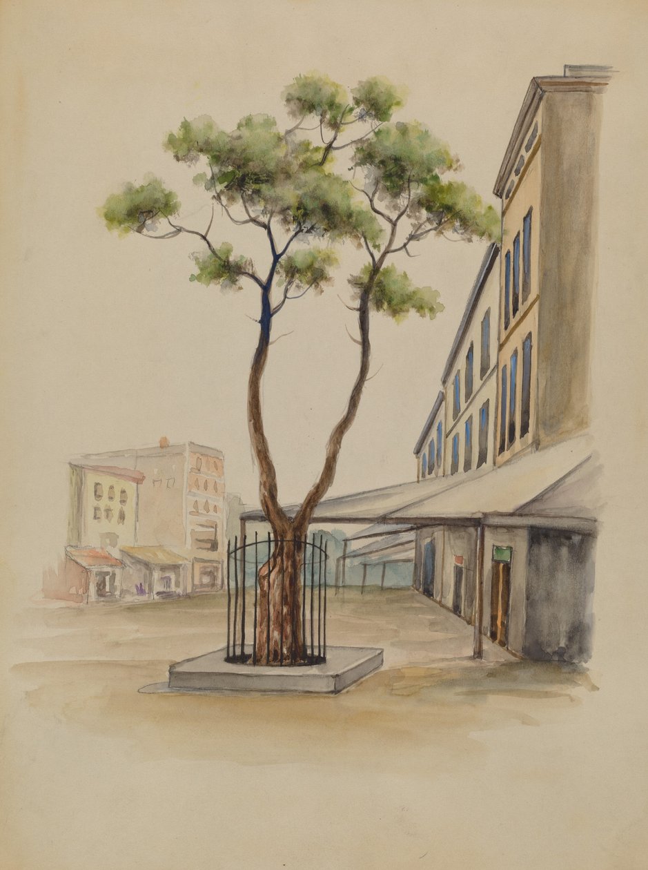 Straatscène, 1935-1942 door Unbekannt