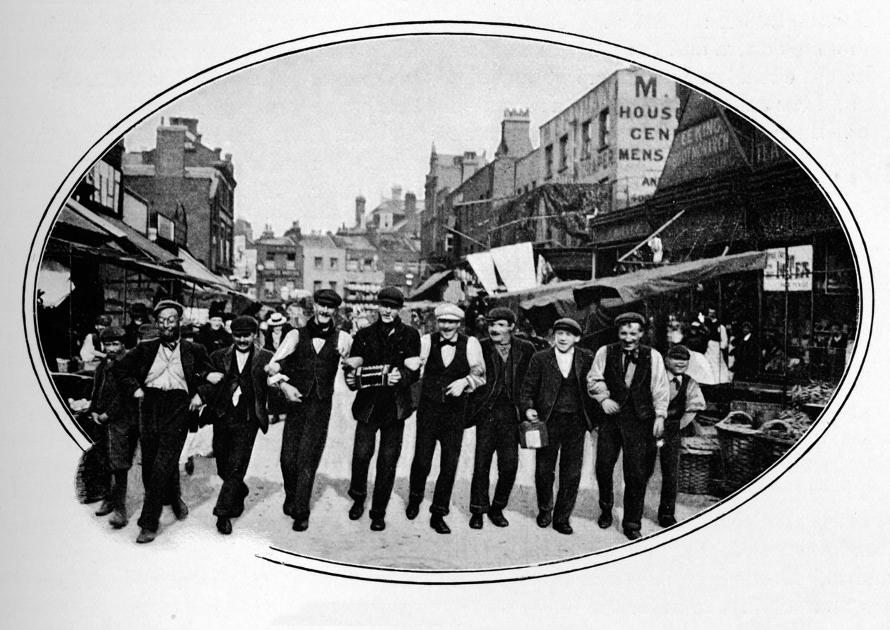 Straatmelodie, Londen, c1901 door Unbekannt