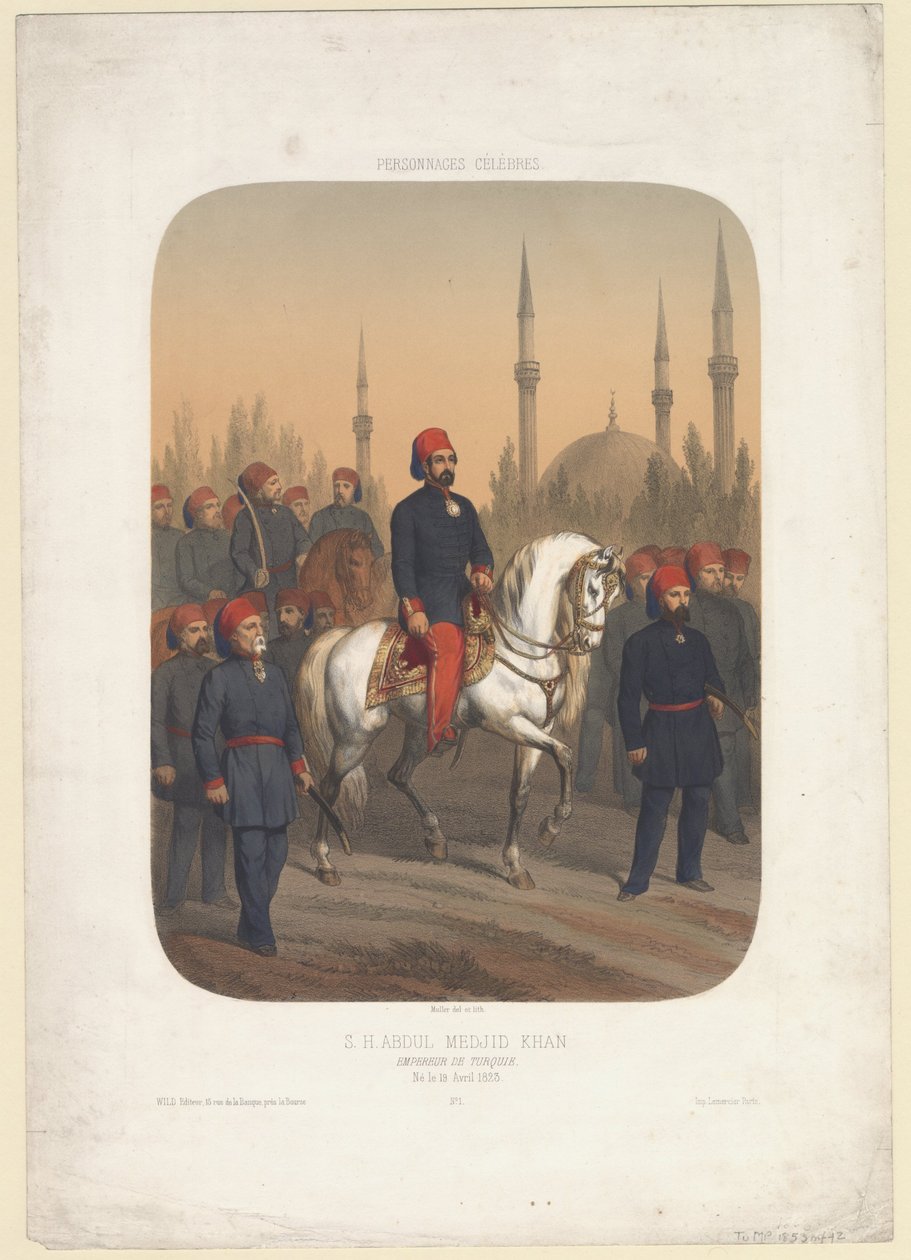 Sultan Abdülmecid I door Unbekannt