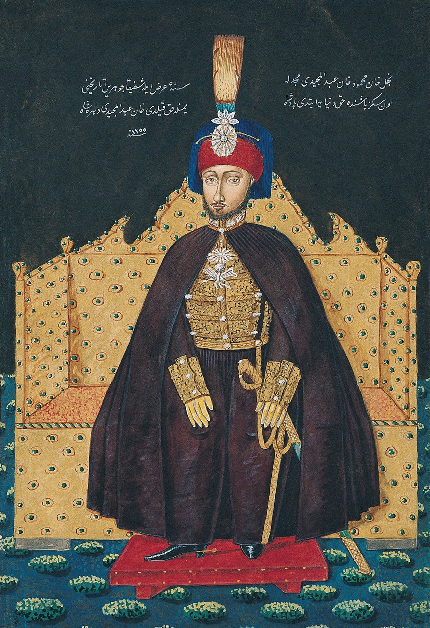 Sultan Abdülmecid I, midden 19e eeuw door Unbekannt