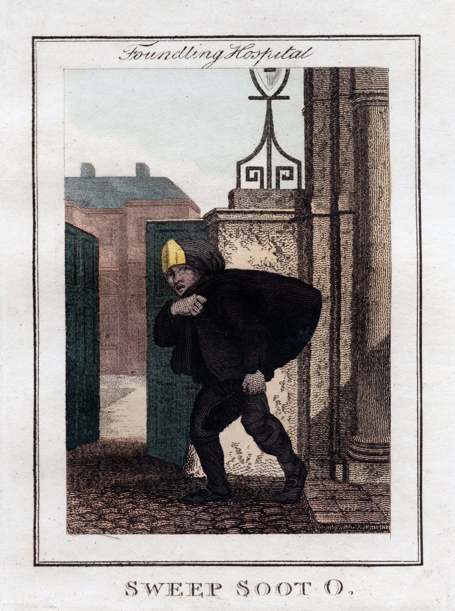 Veeg Soot O, Foundling Hospital, Londen, 1805 door Unbekannt