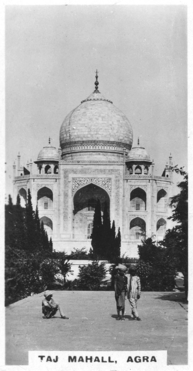 Taj Mahal, Agra, Uttar Pradesh, India, ca. 1925 door Unbekannt