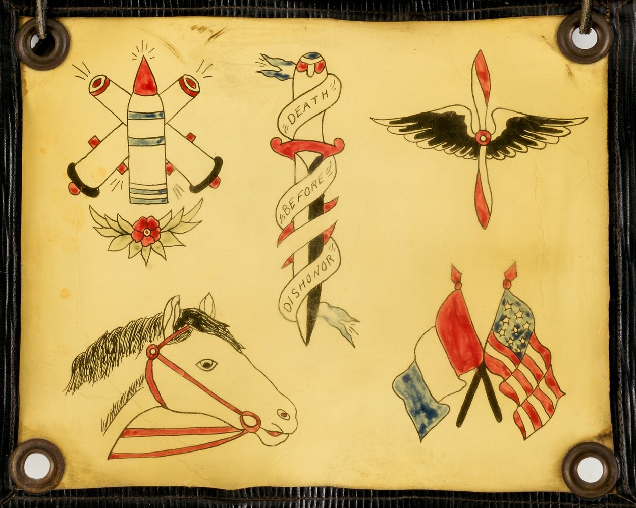Tattoo Flash, 20e eeuw door Unbekannt