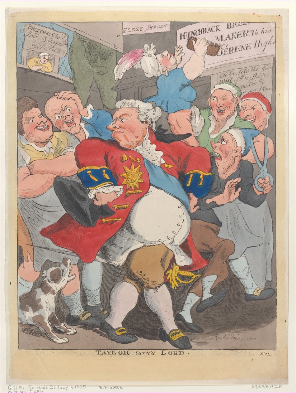 Taylor werd Lord, 1812 door Unbekannt