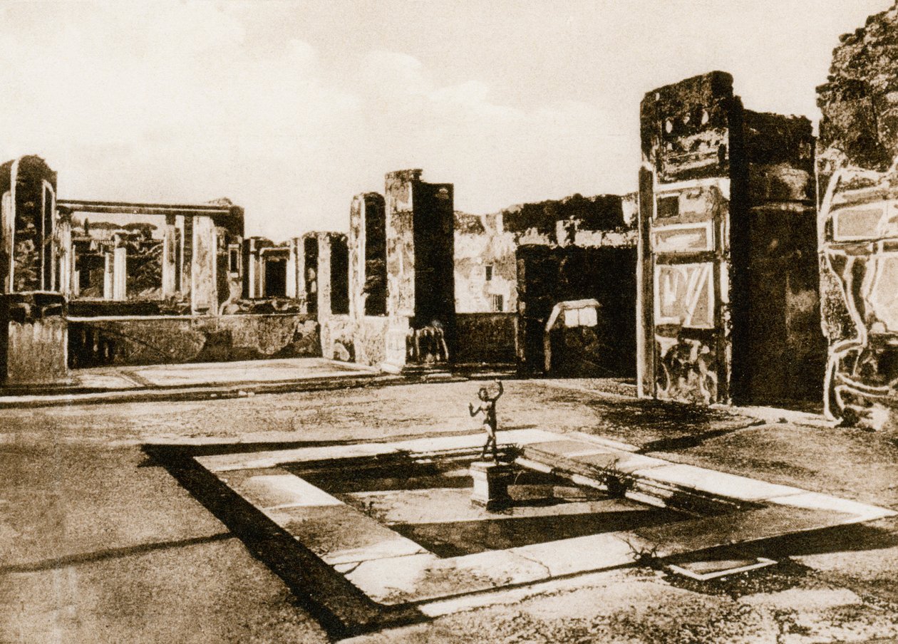 Tempio di Apollo, Pompeii, Italië, ca. 1900s door Unbekannt