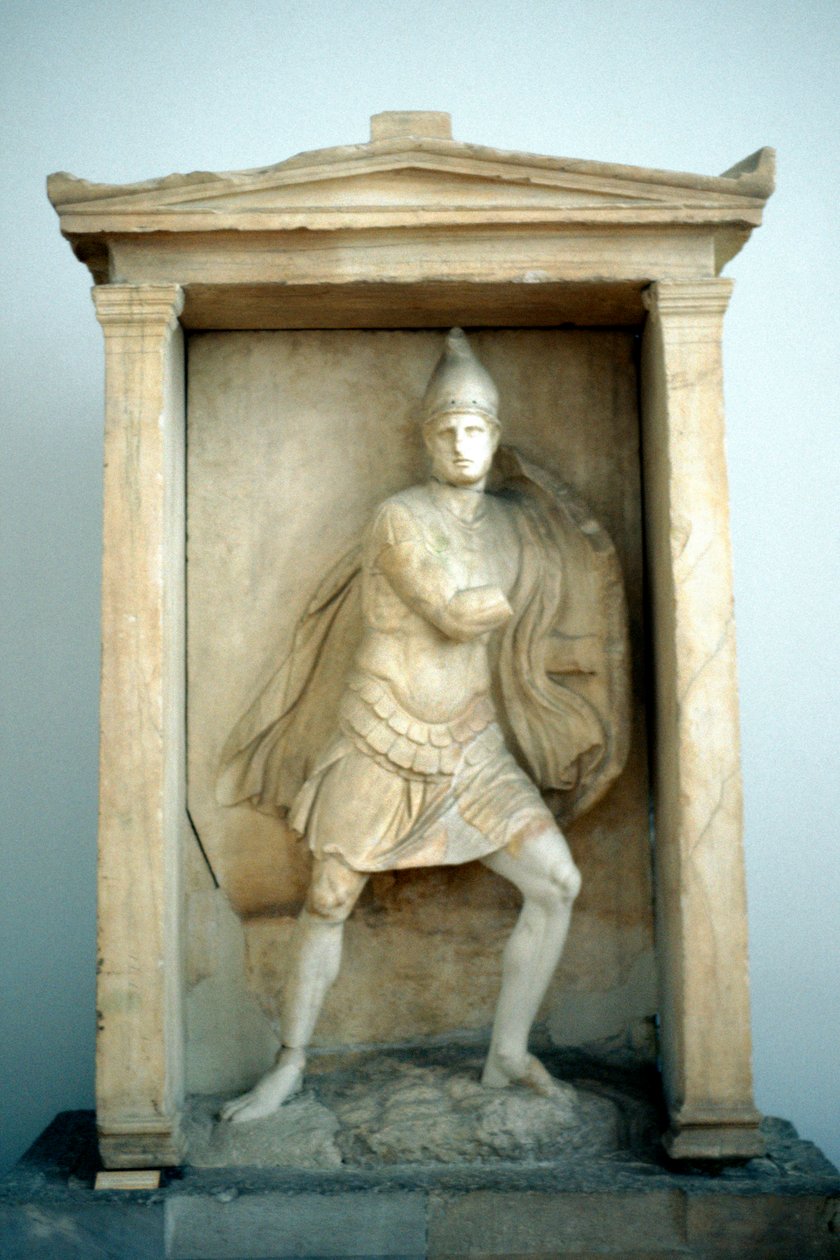 Tempelreplica van Aristonautes, Athene, 4e eeuw v.Chr. door Unbekannt