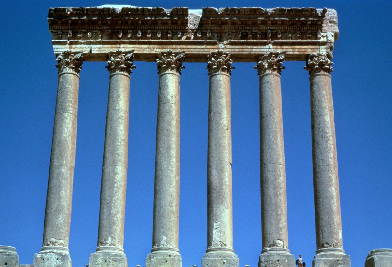 Tempel van Heliopolitaanse Zeus, Baalbek, Libanon, 10-249 AD door Unbekannt