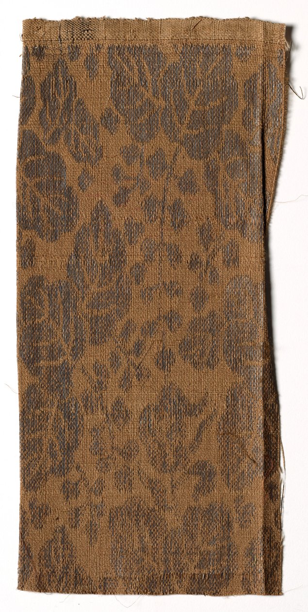 Textiel Fragment, 1800s door Unbekannt
