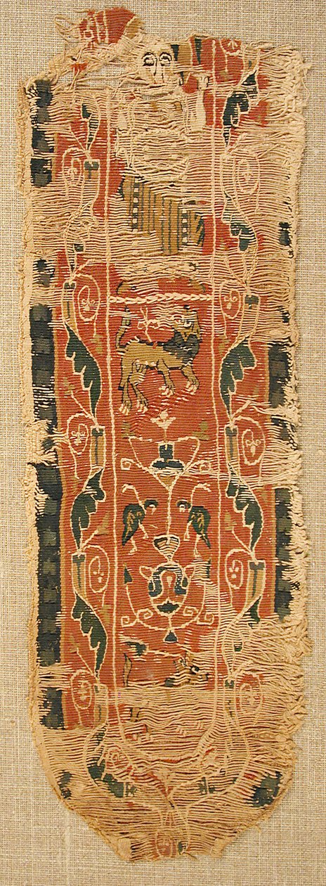 Textiel fragment, Byzantijns door Unbekannt
