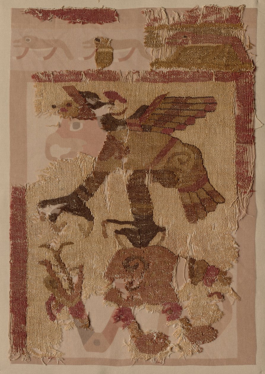Textielfragment, ca. 50-650 door Unbekannt