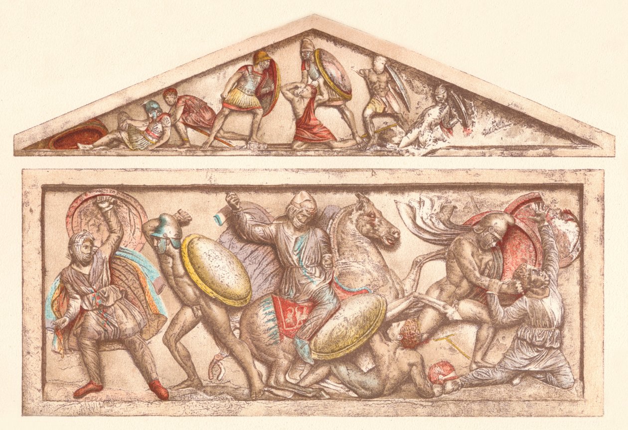 De Alexander Sarcofaag, ca. 1901, 1907 door Unbekannt
