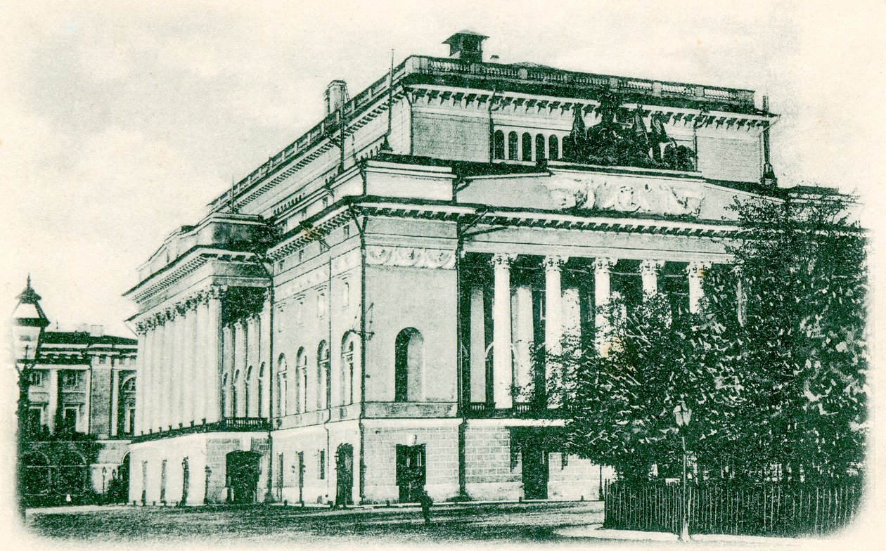 Het Alexandrinsky Theater, Sint-Petersburg, Rusland door Unbekannt