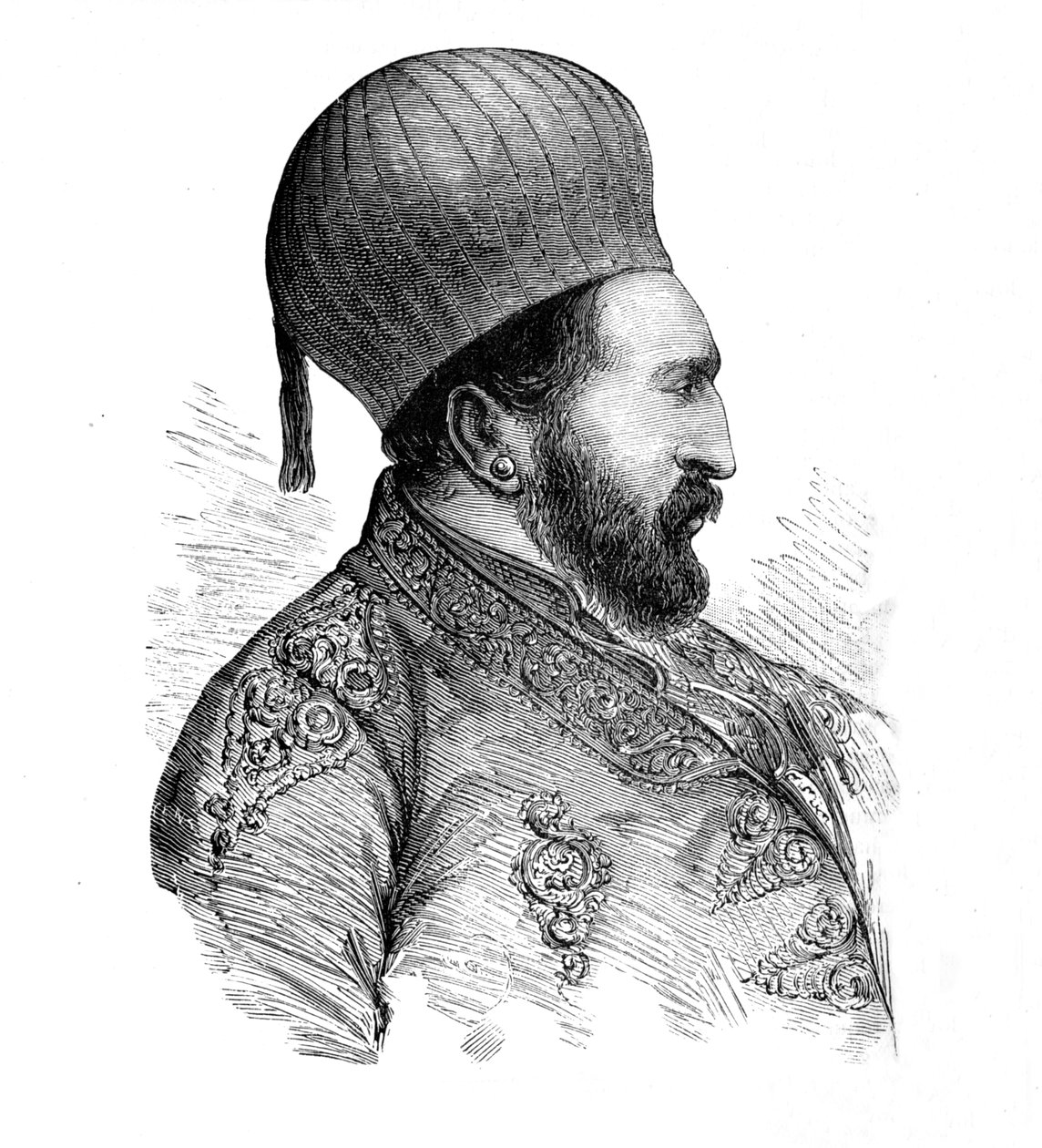 De Ameer Yakoub Khan, ca. 1880 door Unbekannt