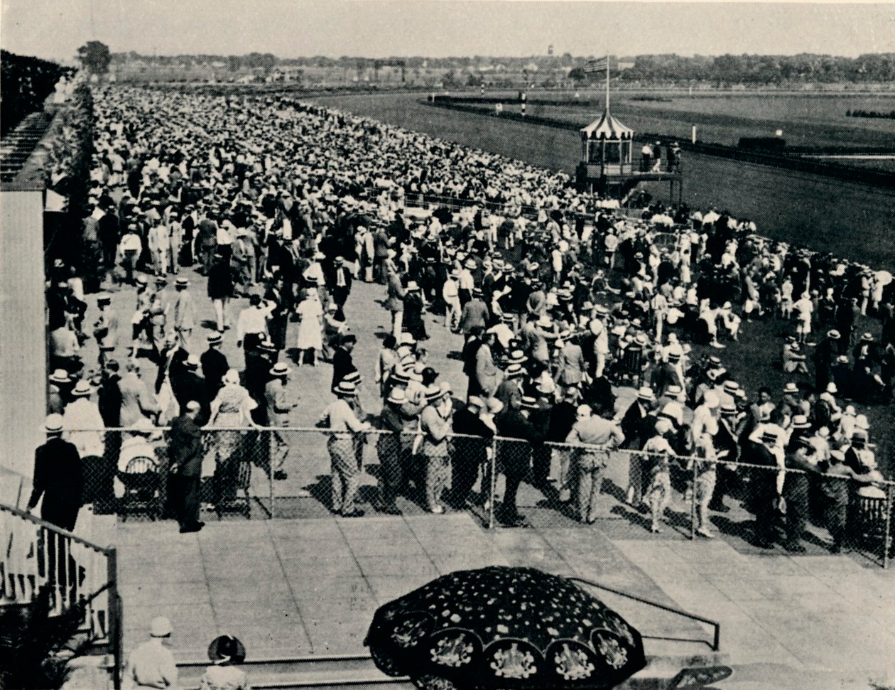 De Arlington Race Track, Chicago, ca. 1930 door Unbekannt