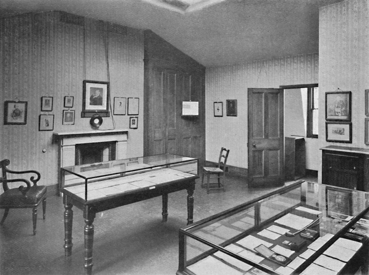 De zolderstudie, Carlyle House, Chelsea door Unbekannt