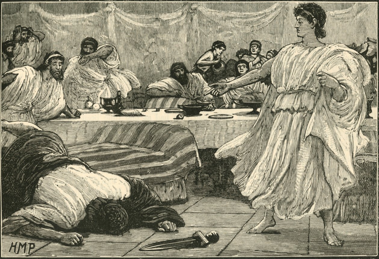 Het banket van Philip, 1890 door Unbekannt