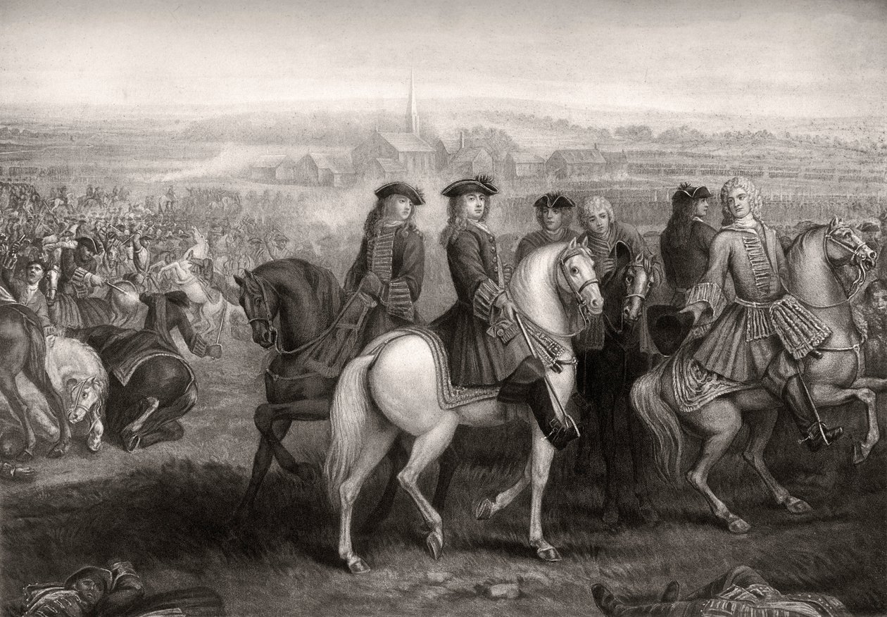 De Slag bij Blenheim, 1704 door Unbekannt