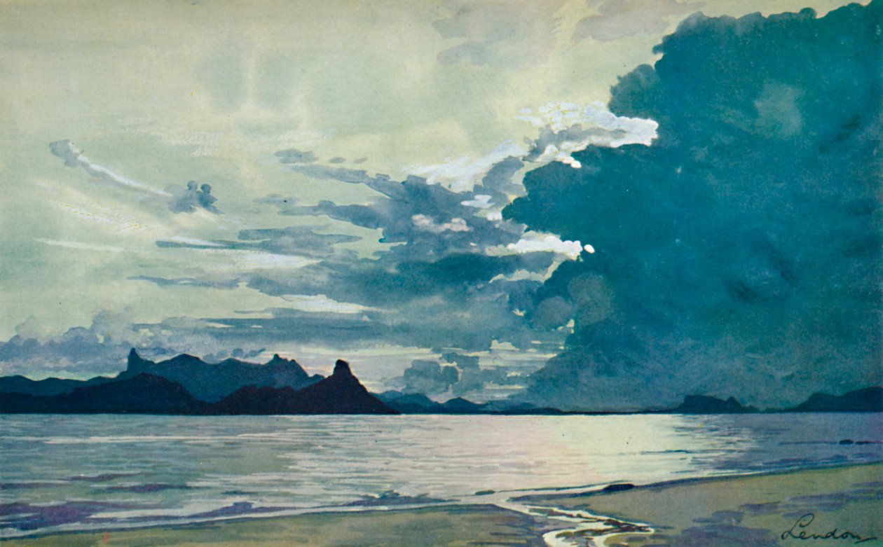 De Baai van Guanabara, 1914 door Unbekannt