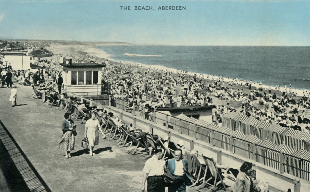 Het strand, Aberdeen door Unbekannt