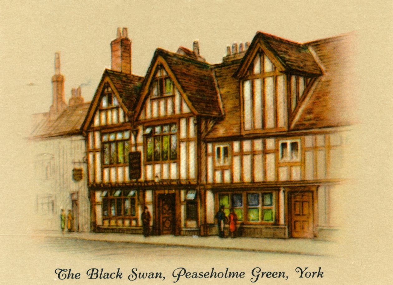 De Zwarte Zwaan, Peaseholme Green, York, 1936 door Unbekannt