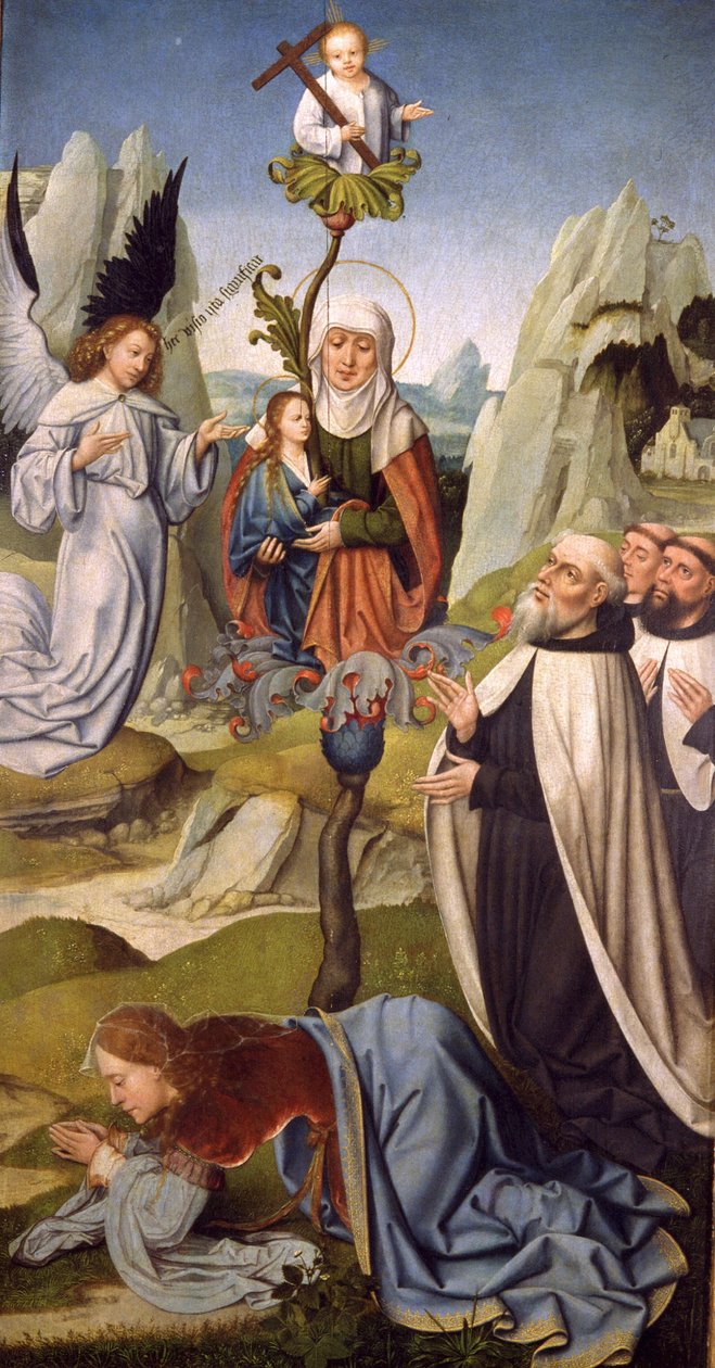 De Heilige Maagd Maria van de Berg Karmel door Unbekannt
