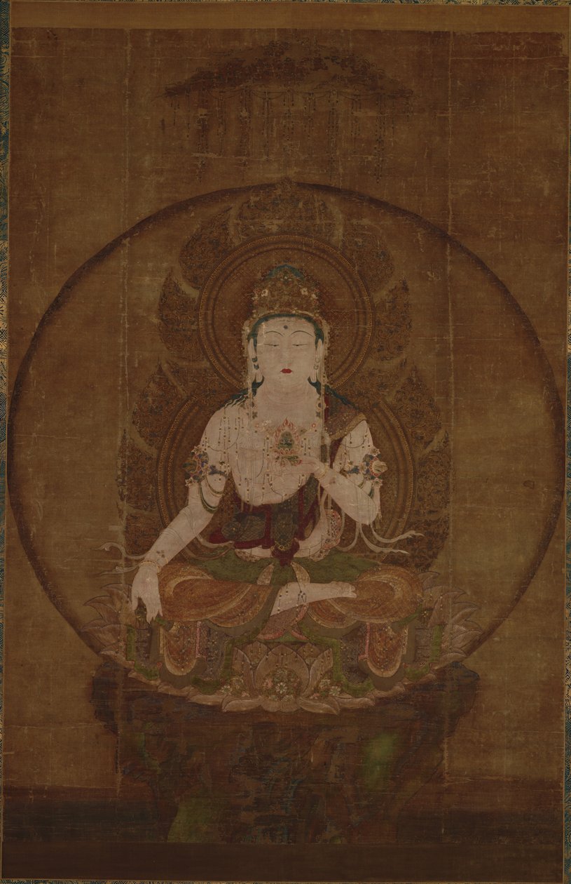 De Bodhisattva Akasagarbha Kokuzo Bosatsu, 12e eeuw door Unbekannt