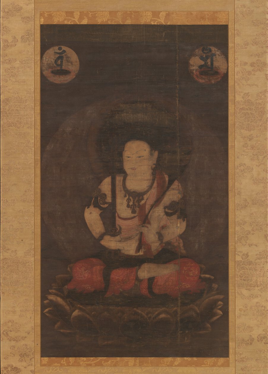 De Bodhisattva Manjushri Monju Bosatsu, 13e eeuw door Unbekannt