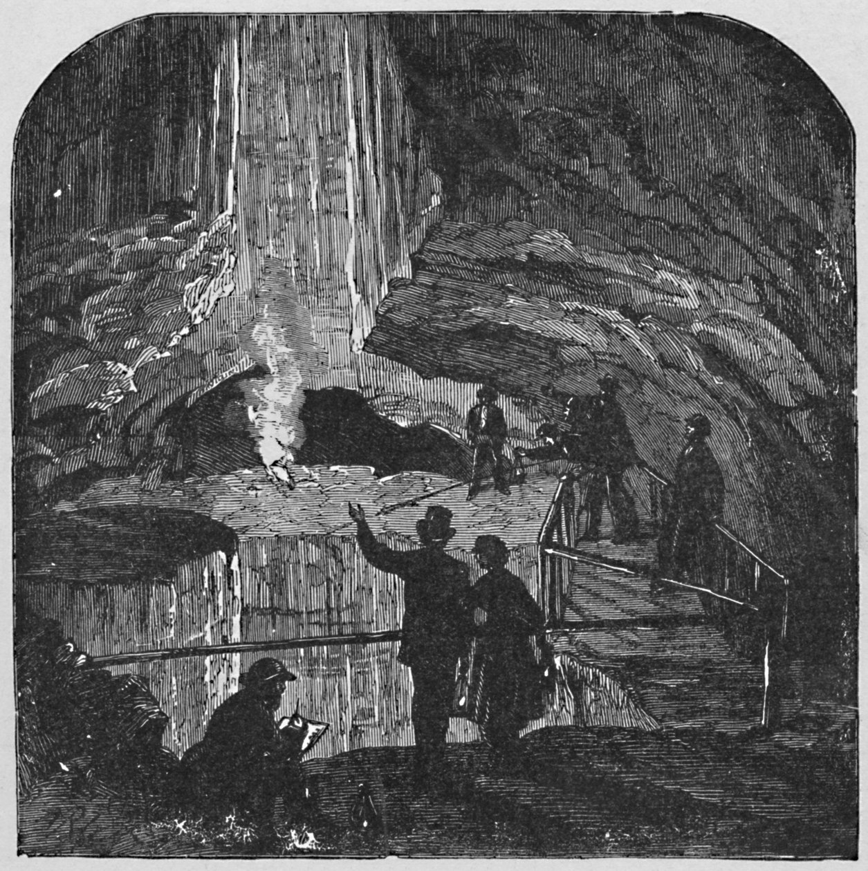 De bodemloze put, 1883 door Unbekannt