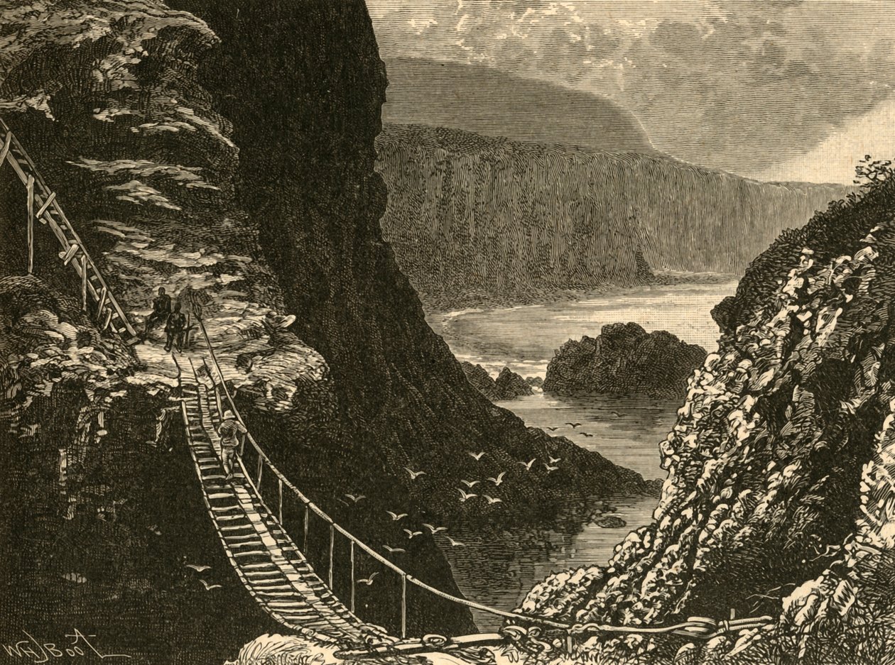 De Brug, Carrick-A-Rede, 1898 door Unbekannt