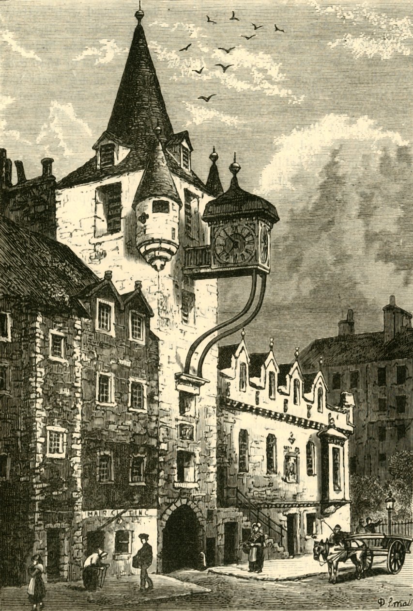 De Canongate Tolbooth, Edinburgh door Unbekannt
